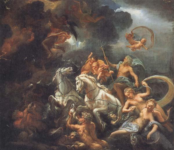 Livio Mehus Neptune and Amphitrite oil painting image